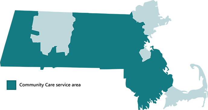 Community Care service area effective January 1 2025